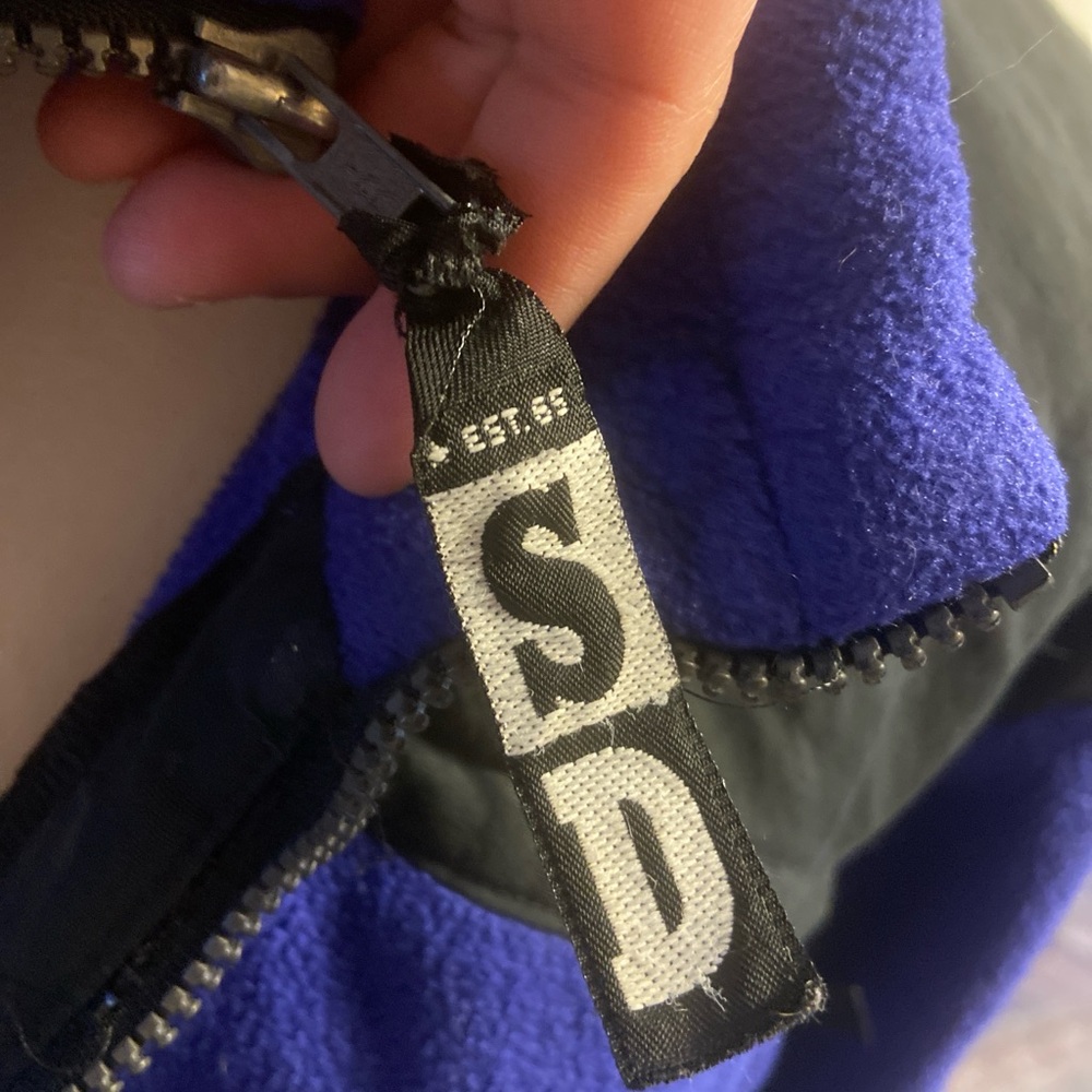 Sierra Designs Blue and Black Fleece Jacket - Picture 4 of 9